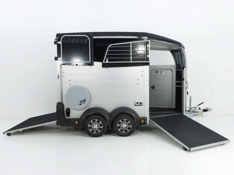 PEFDSSDDL.png Ifor Williams Pferdeanhänger HBX 511|Frontausstieg|neues Modell|schwarz-Neu – Image 1